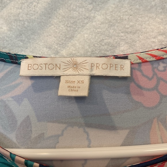 Boston Proper racer back floral tank - Picture 2 of 6